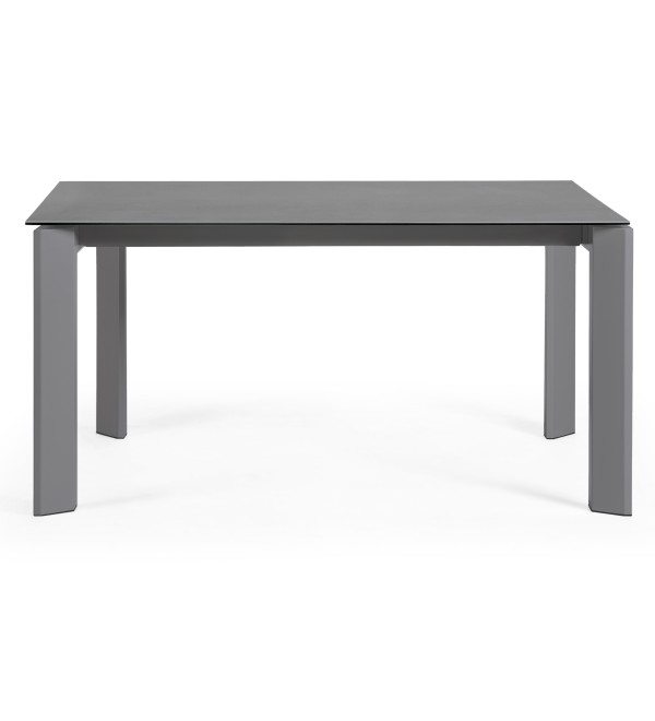 Стол Atta 160 (220) x90 графит керамический