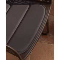 Подушка для стула Sindera графитовая 45 x 43 см