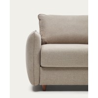 Carlota 2-местный диван-кровать из синели бежевого цвета 140 см
