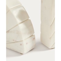Подставка для книг Serela из белого мрамора