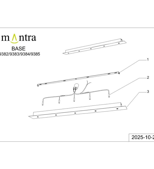 9385+9220 (5L) Подвесная люстра MANTRA ARRECIFE