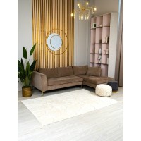 Хлопковый ковер Lillaland Узор чешуя натуральная 160*230