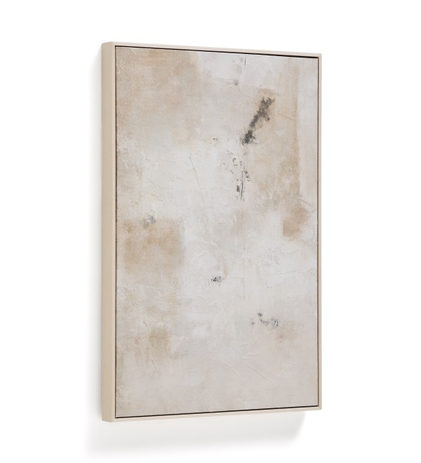 Абстрактная картина Selnar бежевая 60 x 90 см