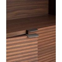Стеллаж из орехового шпона Norlen 90 x 190 см