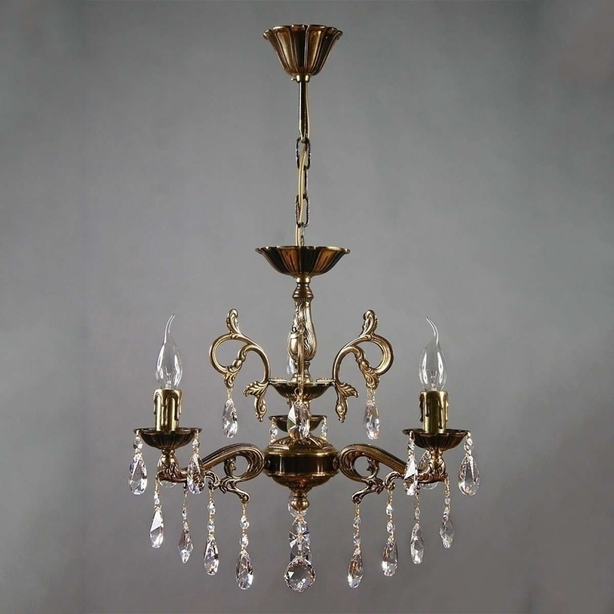 Люстра MANTRA Leon Ambiente 3L 2128/3 PB Tear Drop