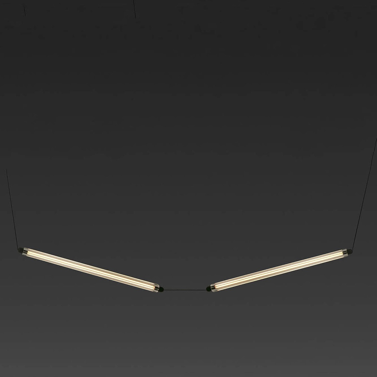 Подвесной светильник LUMINA 600 2L NESO SLIM черный LED 24W 2700K