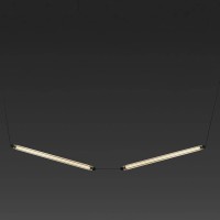 Подвесной светильник LUMINA 600 2L NESO SLIM черный LED 24W 2700K