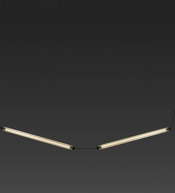 Подвесной светильник LUMINA 600 2L NESO SLIM черный LED 24W 2700K