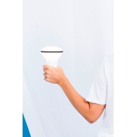Переносная лампа Buddy бело-серая 3W