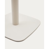 Dina Уличный стол белый на белом металлическом основании 68 x 68 x 70 см