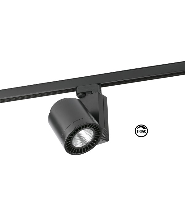 Трековый светильник CYLINDER черный LED MEAT 41,5W 4000K 20є TRIAC