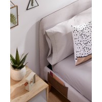 Кровать Lydia 90х190 бежевая