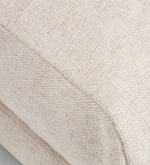 Пуф для ног Veliro из бежевой синели 85 x 90 см