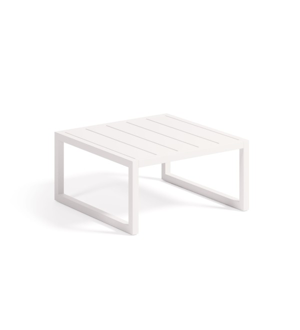 Comova Столик для улицы из белого алюминия 60 x 60 см