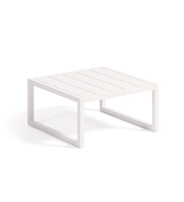 Comova Столик для улицы из белого алюминия 60 x 60 см