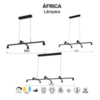 9408 Люстра подвесная MANTRA AFRICA