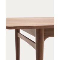 Стол раздвижной Elan из шпона и массива ореха 200 (260) x 100