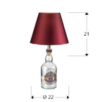 Настольная лампа Liquor Dessert Kit гранатовый абажур