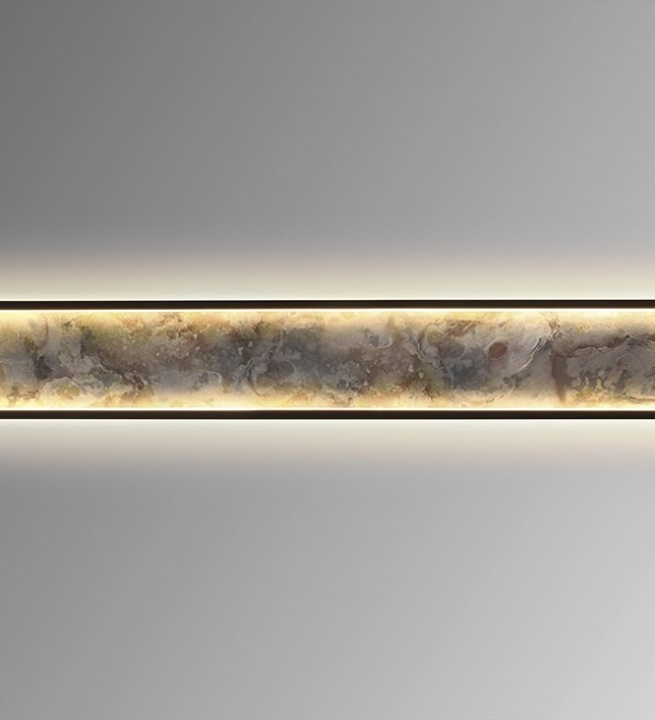 Настенный светильник Stone CCT- черный LED L100