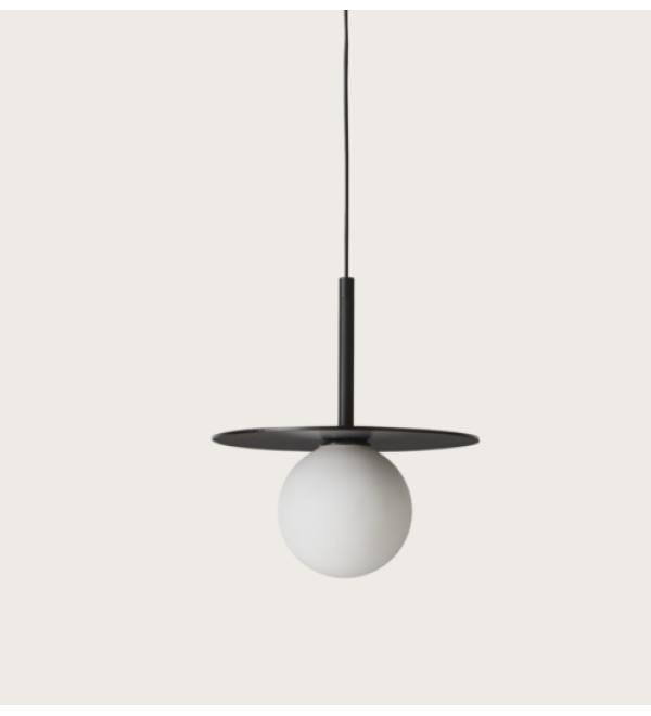 Подвесной светильник Miro / металлический черный диск 1289/20