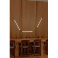 Подвесной светильник LUMINA 600 3L COL CURVO черный LED 36W 2200K DALI