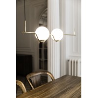 Подвесной светильник Le Vita 2L золотой
