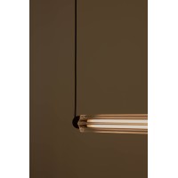 Подвесной светильник LUMINA 600 1L COLGANTE HORIZL черный LED 12W 2200K