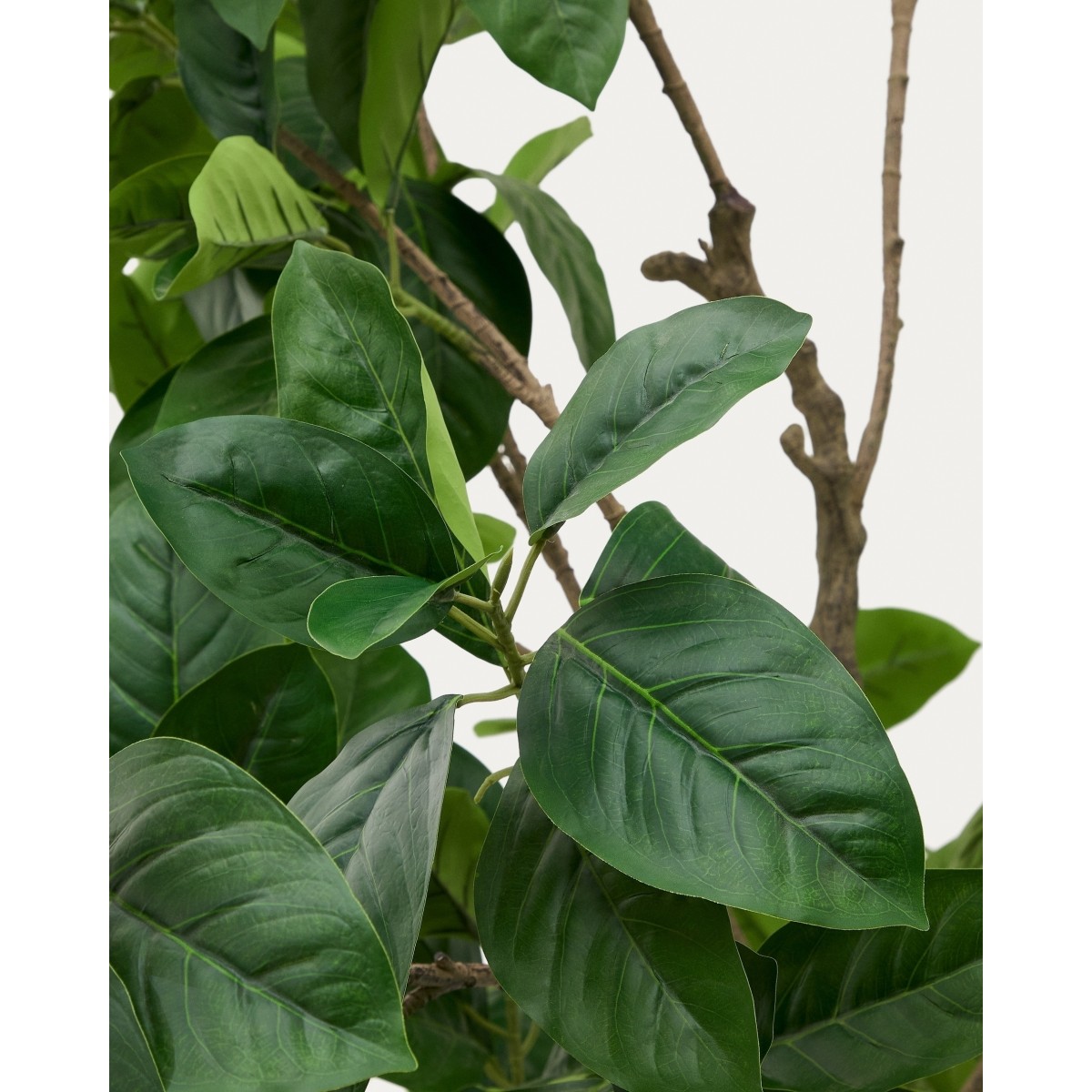 Ficus Искусственное дерево фикус в черном горшке 210 см