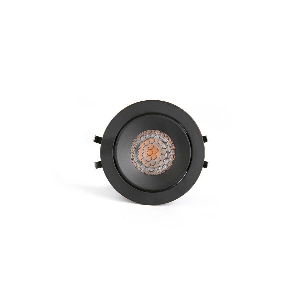 KIVI Встраиваемый светильник ORIENTABLE черный 7W 3000K 36° IP44