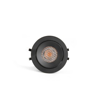 KIVI Встраиваемый светильник ORIENTABLE черный 7W 3000K 36° IP44