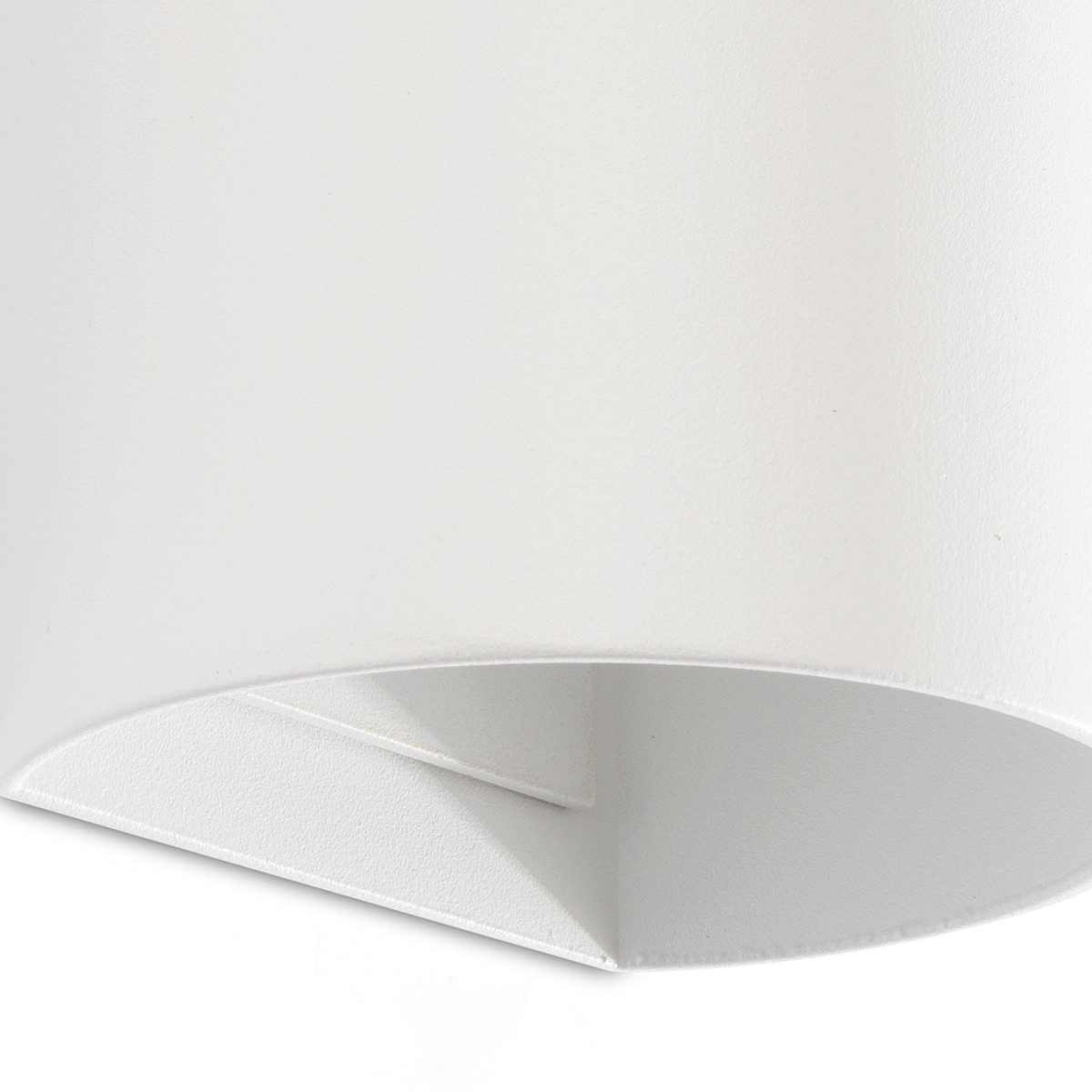 SOLE APLIQUE REDONDO BLANCO LISO 2xGU10