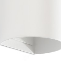 SOLE APLIQUE REDONDO BLANCO LISO 2xGU10