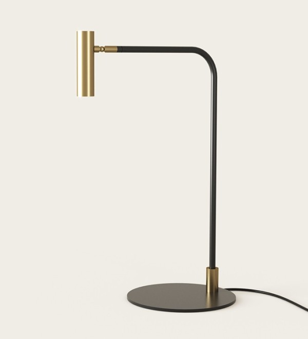 Настольная лампа Maho черный - латунь
