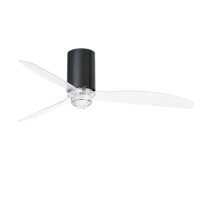 Потолочный вентилятор Mini Tube Fan LED черный/прозрачный 128 см
