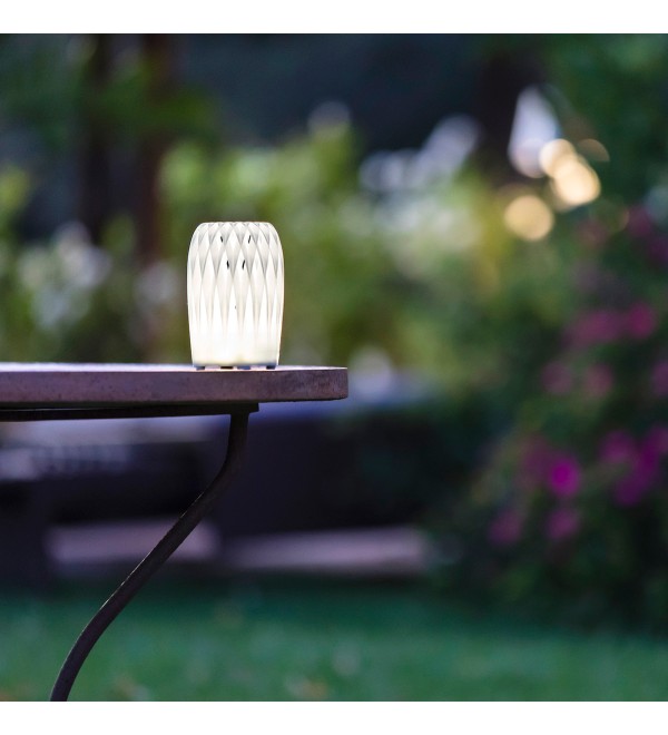 Белый переносной светильник Roseta LED 1W 3000K
