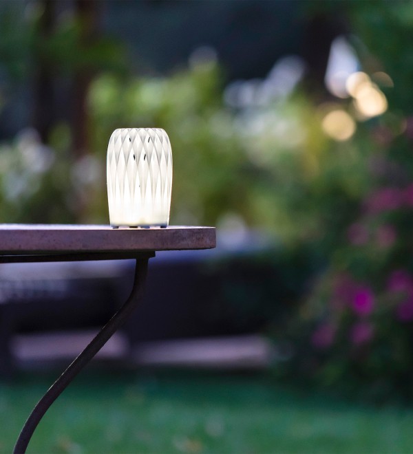 Белый переносной светильник Roseta LED 1W 3000K