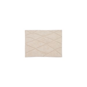 Коврик для ванной Nyana белый хлопковый 50 x 70 см