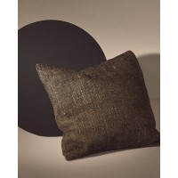 Чехол для подушки Machiel из вискозного жаккарда черно-белого цвета 50 x 50 см