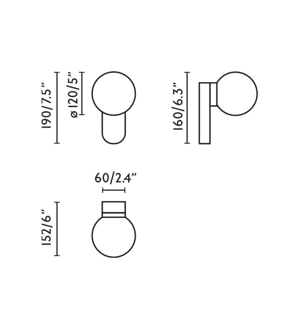 Настенный светильник MABE матовый никель LED 6W 3000K