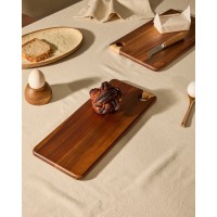 Sardis Сервировочная доска из древесины акации и ротанга 35 x 15 см