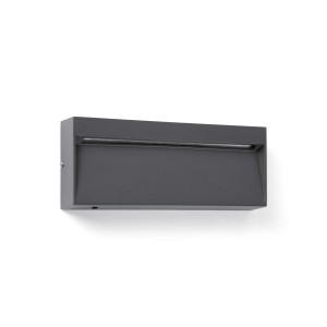 Уличный настенный светильник DUNE APLIQUE RECTANGULAR темно-серый 6W 4CCT