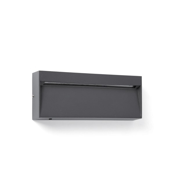 Уличный настенный светильник DUNE APLIQUE RECTANGULAR темно-серый 6W 4CCT