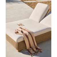 Двойной шезлонг Meria из искусственного ротанга