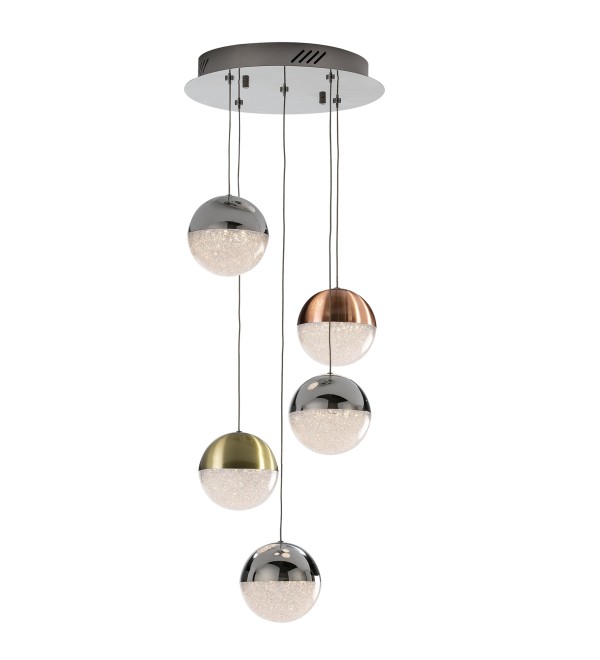 Подвесной светильник Sphere 5L LED разноцветный