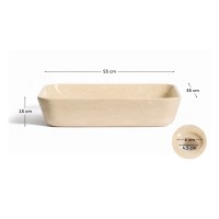 Раковина Darnen из бежевого мрамора 55 x 35 см