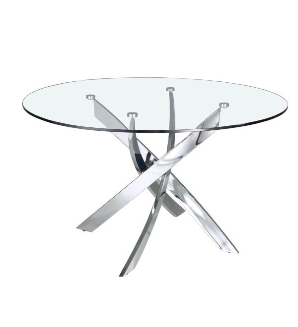 Стол обеденный F2133 /1061 стеклянный Ø120