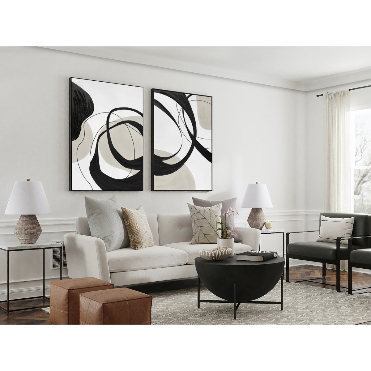 Картина акриловая Actio II 80X120