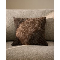 Чехол для подушки Alnori коричневый 100% хлопок, жаккардовый, 50 x 50 см