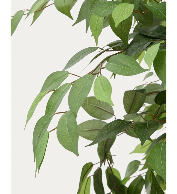Ficus Искусственное дерево фикус в черном горшке 180 см