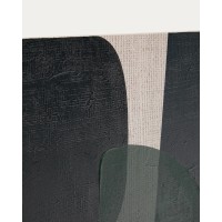 Nemsa абстрактный холст в сине-зеленых тонах, 90 x 60 см